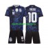 Camisola Argentina Lionel Messi 10 Criança Equipamento Segundo Copa do Mundo 2026 Manga Curta